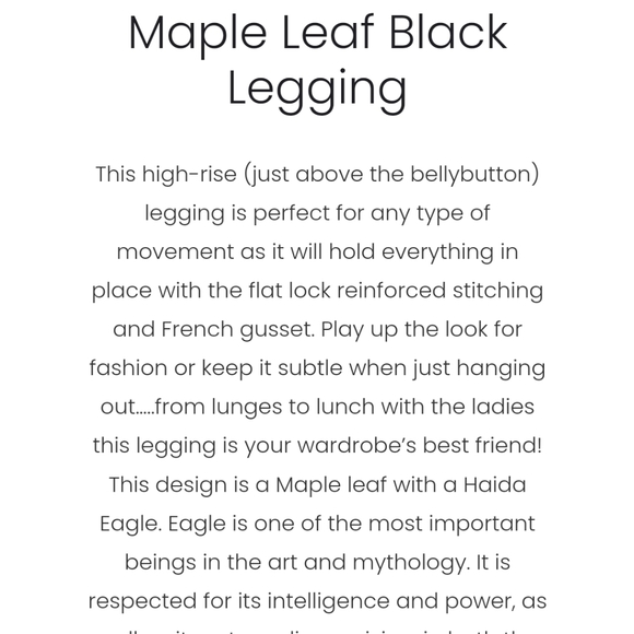 Nominou maple leaf legging - Picture 9 of 11